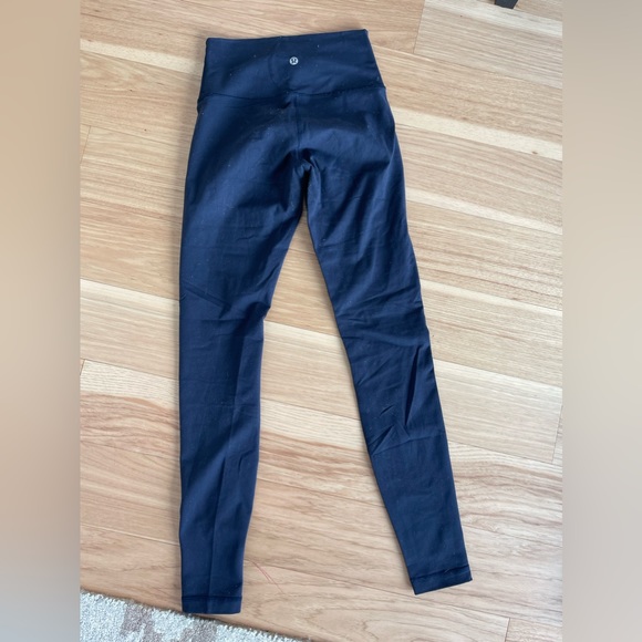 Lululemon Wunder Under High Rise Full Length Midnight Navy - Picture 8 of 9